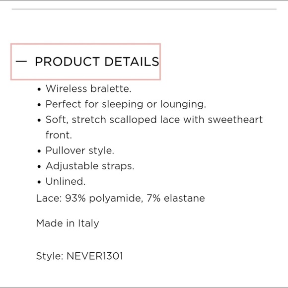 NWT Cosabella Never Say Never Sweetie Lace Bralette - Picture 6 of 7